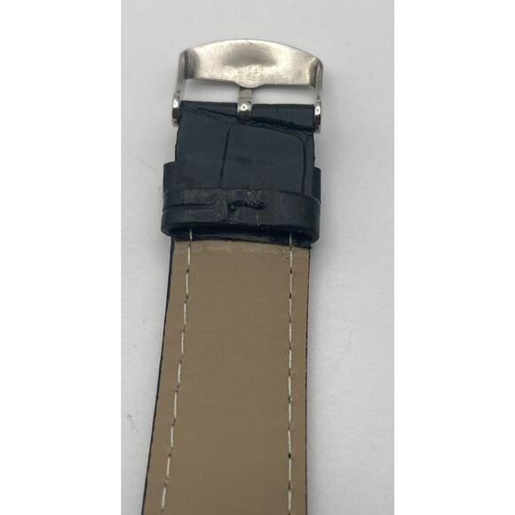 VTG Galaxie by Elgin Men's Quartz Watch 36mm Gold/ Silver Tone WR - New Battery - Picture 9 of 9